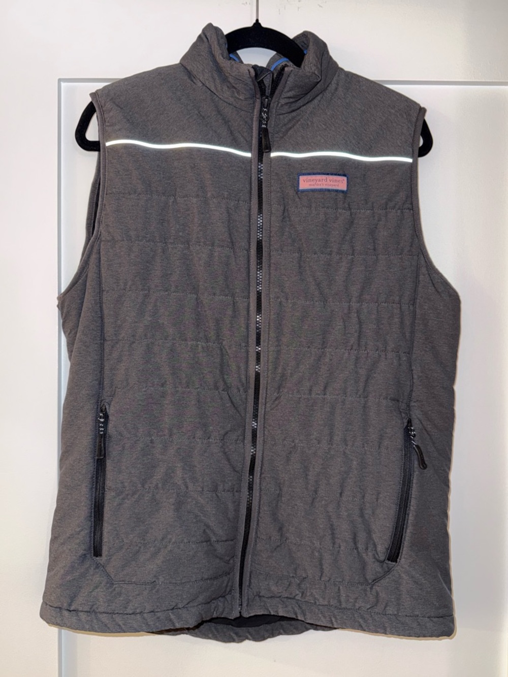 Vineyard Vines Gray Menβs Padded Vest